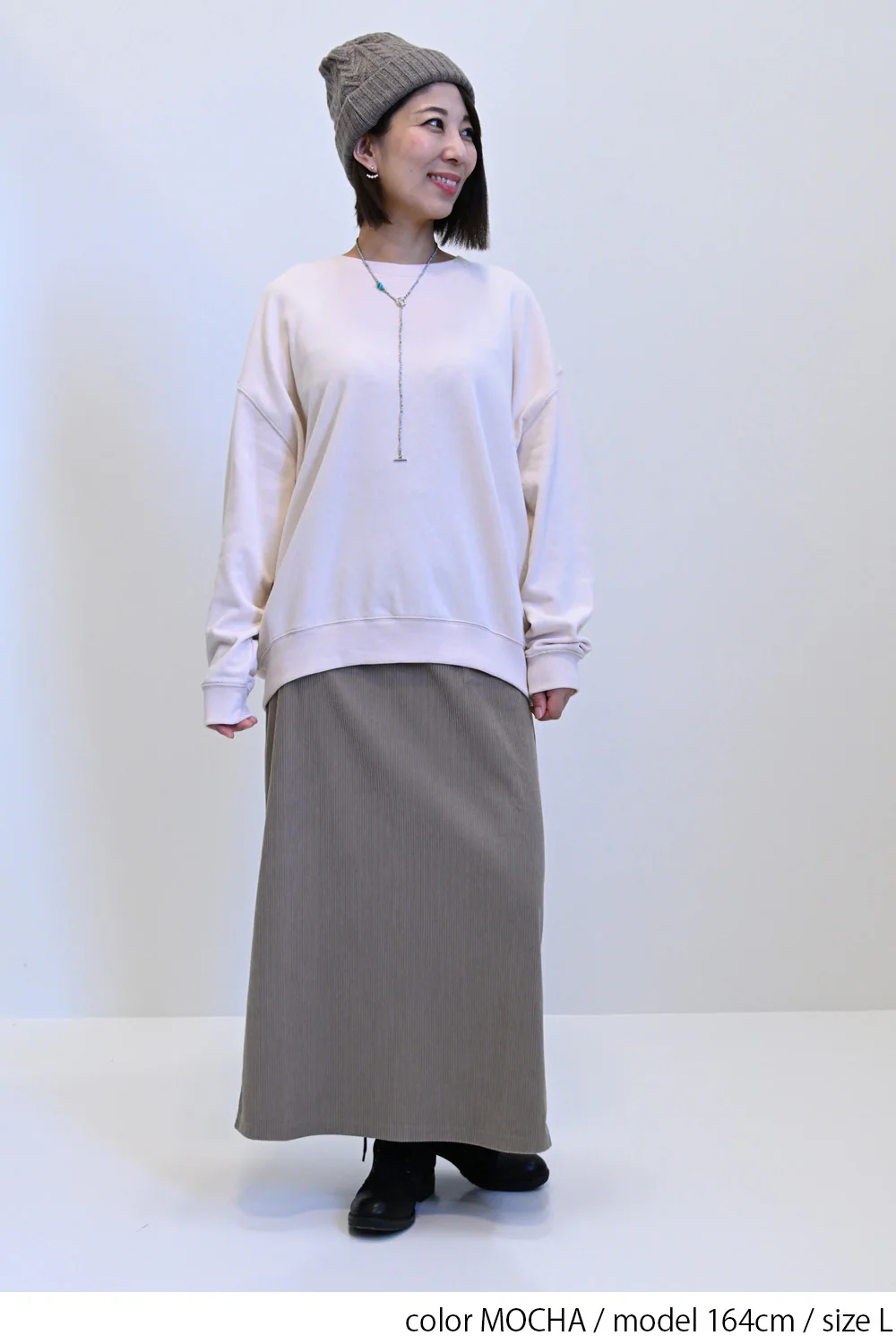 カットコーデュロイベイカースカート - Image 15