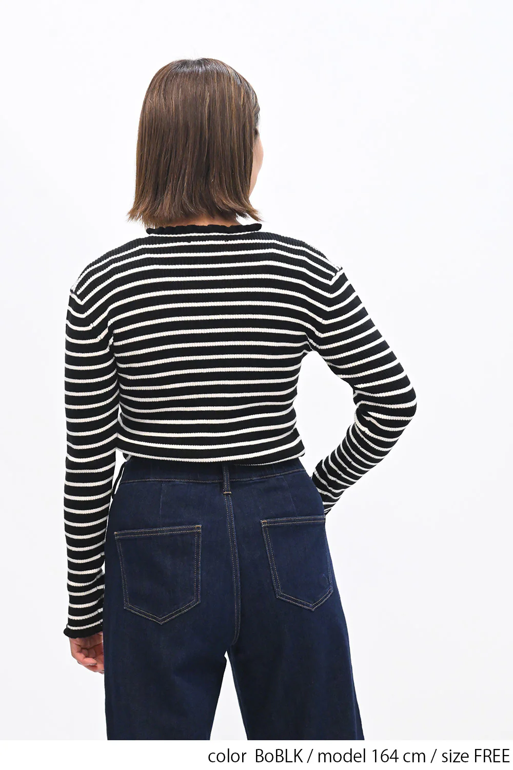 もちもち衿フリルリブニットプルオーバー - Image 18