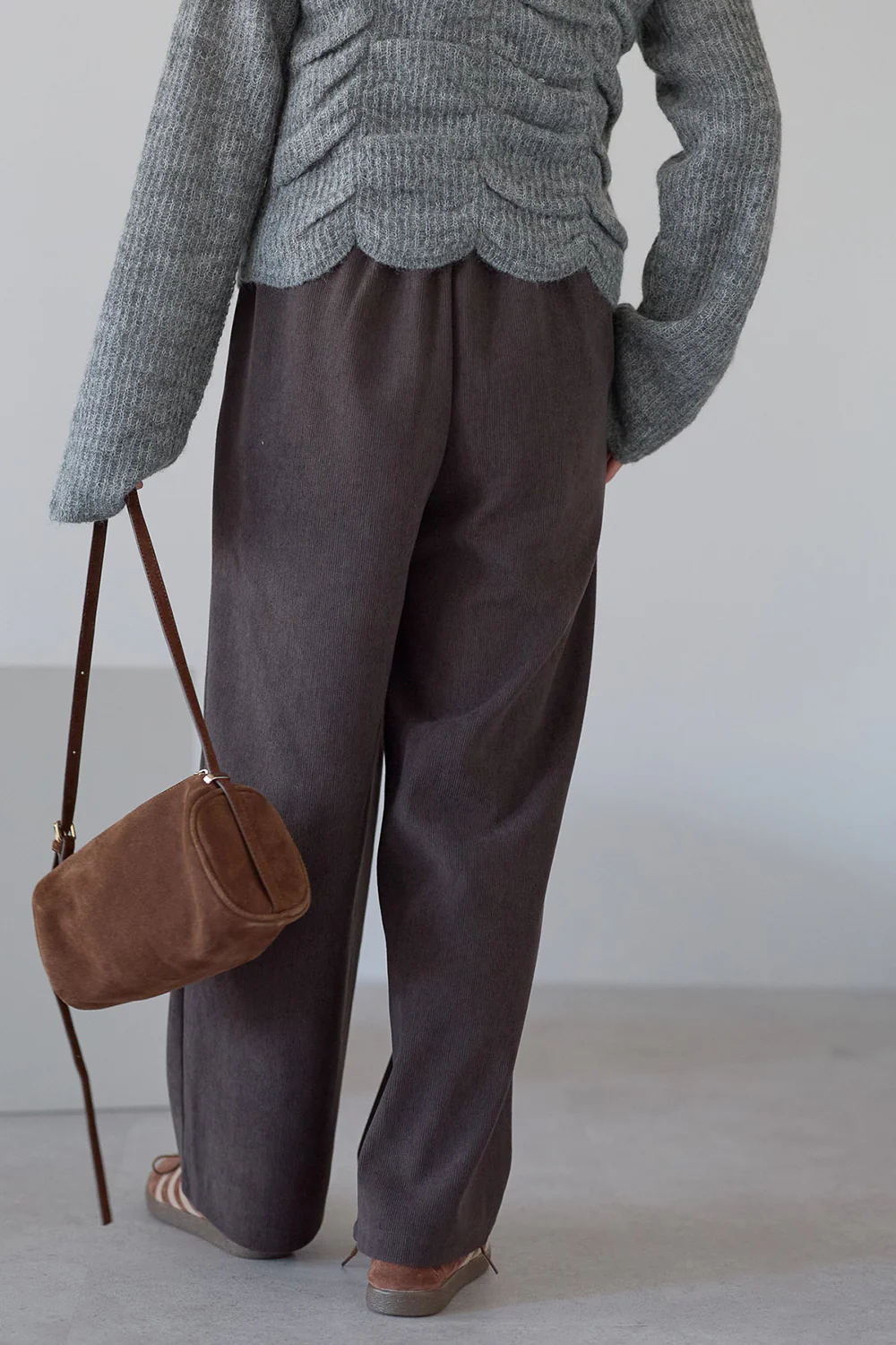 コーデュロイ裏ボンディングワイドパンツ - Image 13