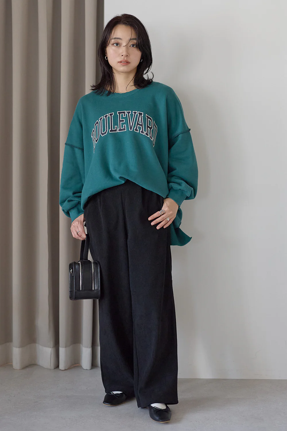 コーデュロイ裏ボンディングワイドパンツ - Image 14
