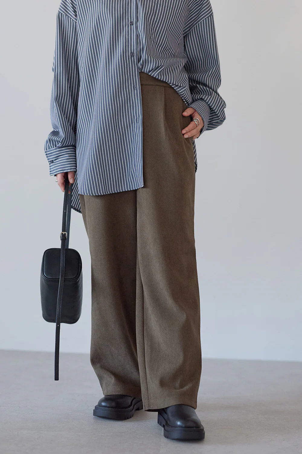 コーデュロイ裏ボンディングワイドパンツ - Image 26