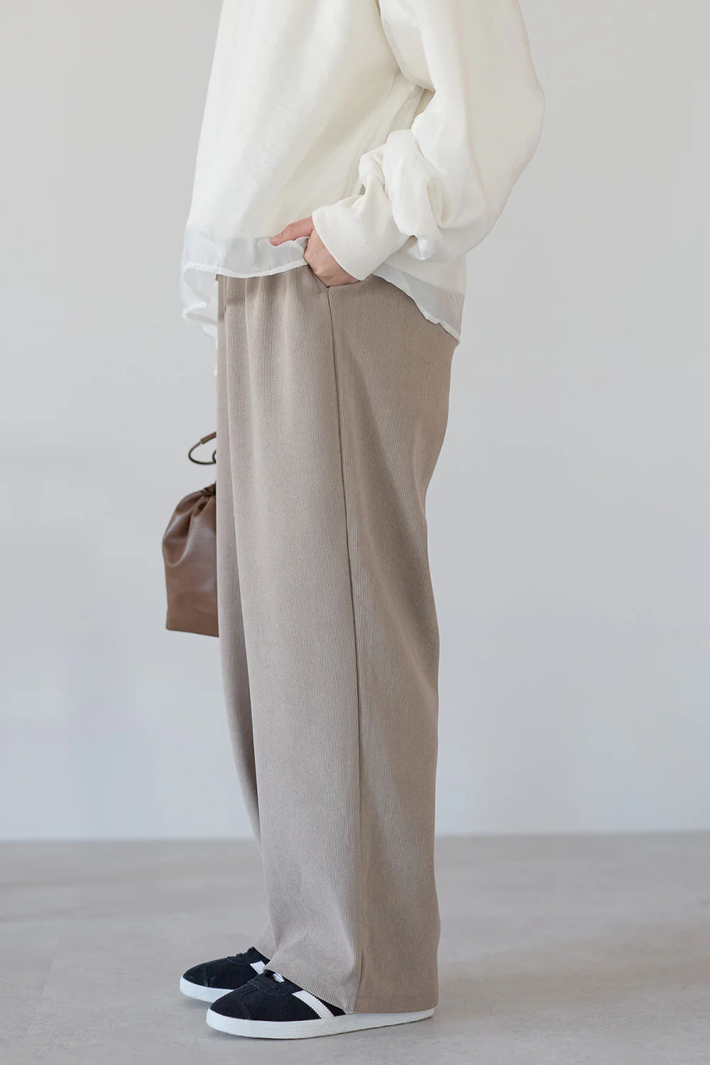 コーデュロイ裏ボンディングワイドパンツ - Image 33