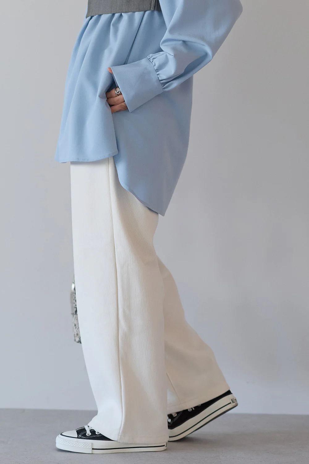 コーデュロイ裏ボンディングワイドパンツ - Image 41