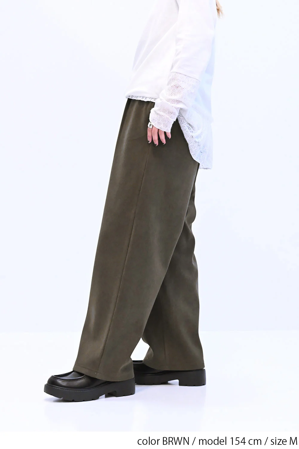 コーデュロイ裏ボンディングワイドパンツ - Image 64