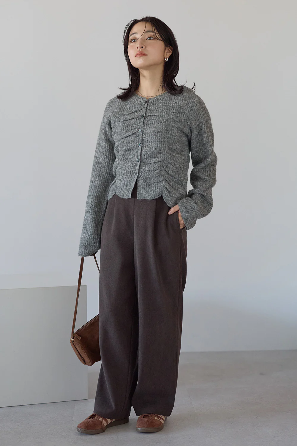 コーデュロイ裏ボンディングワイドパンツ - Image 7