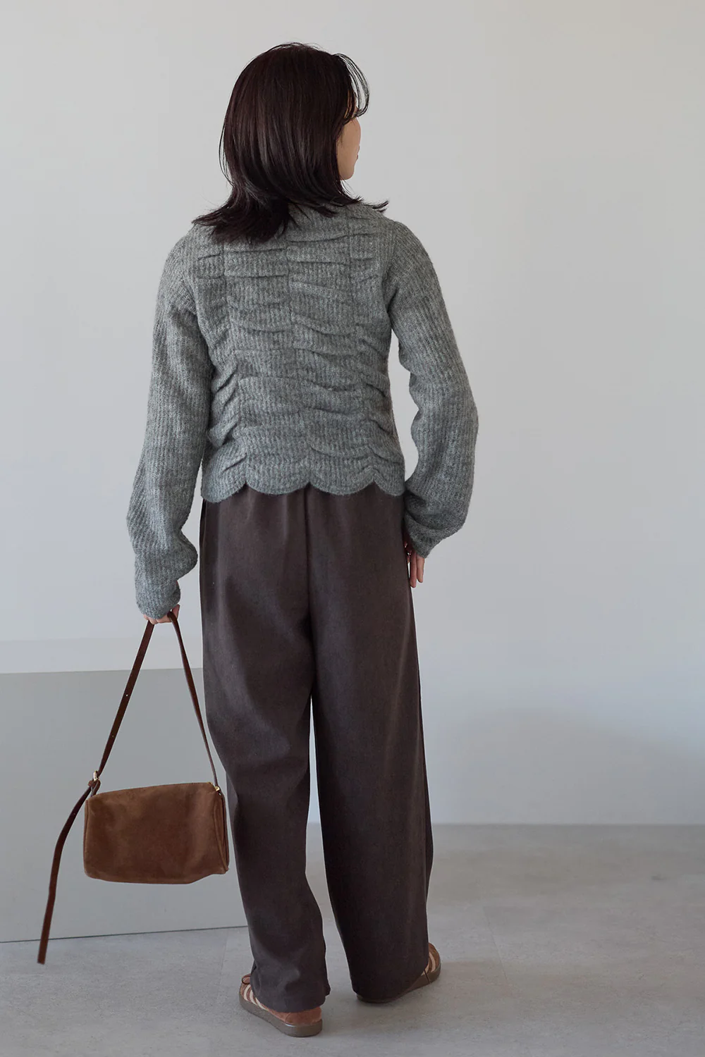 コーデュロイ裏ボンディングワイドパンツ - Image 8