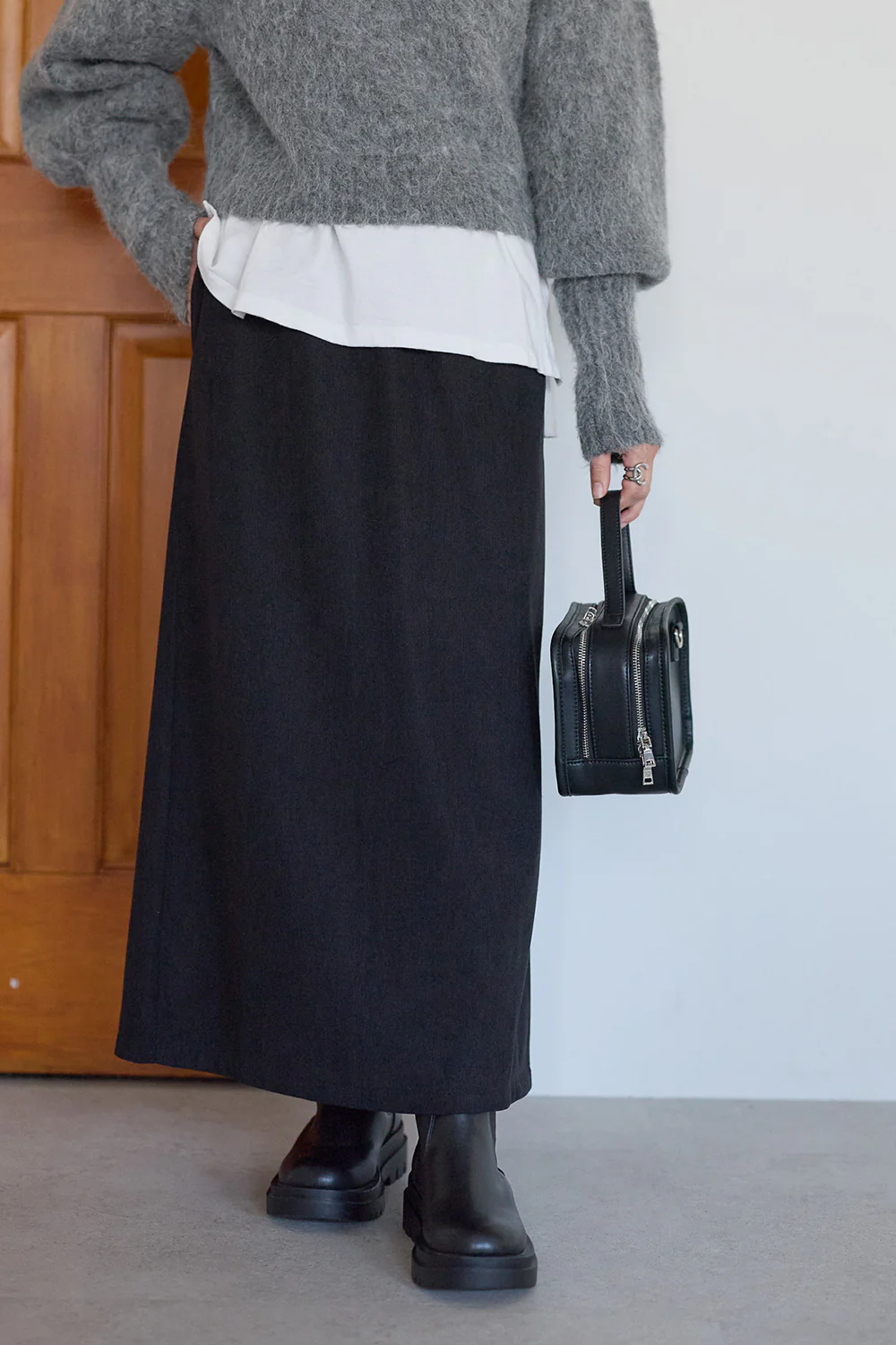 コーデュロイ裏ボンディングスカート - Image 19