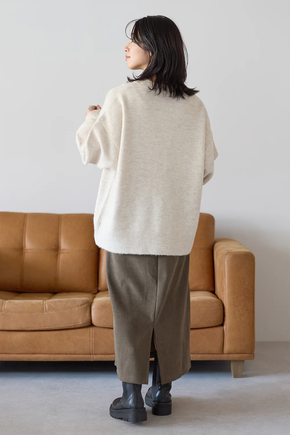コーデュロイ裏ボンディングスカート - Image 9