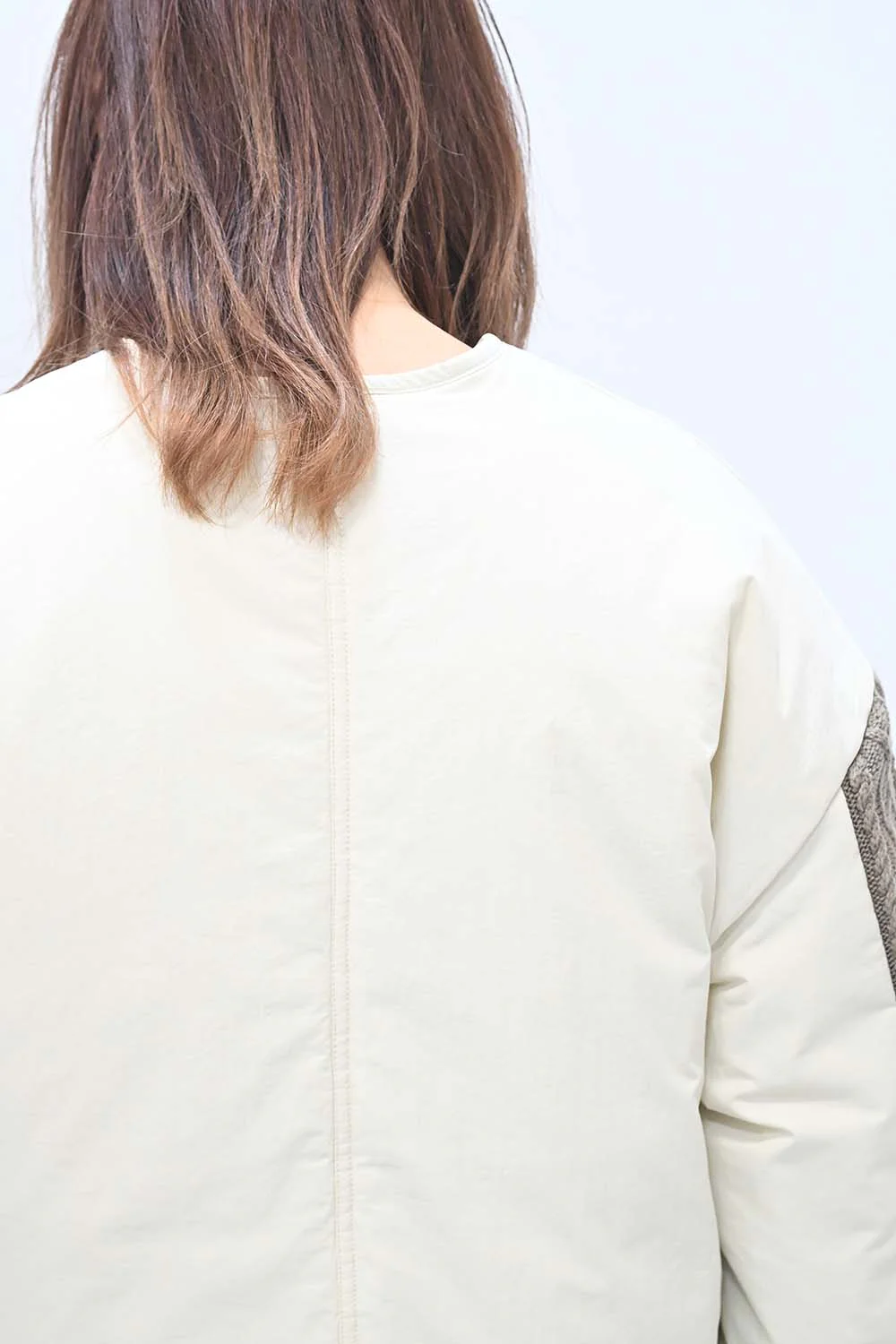 ニットケーブル切替中綿ジャケット - Image 70