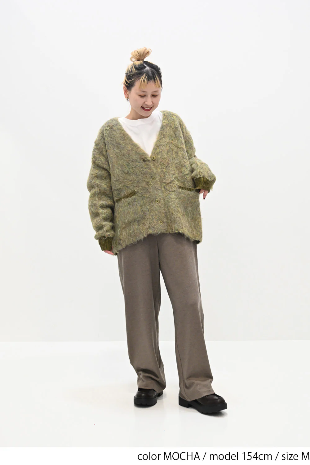 ソフトタッチメランジワイドパンツ - Image 10