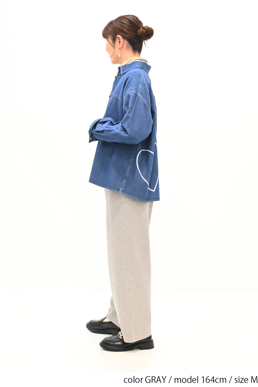 ソフトタッチメランジワイドパンツ - Image 17