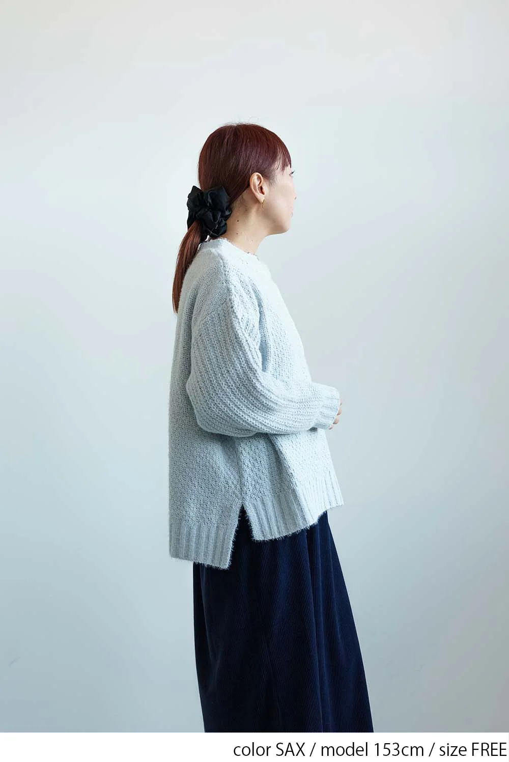 モール引きそろえニットヘンリープルオーバー - Image 11