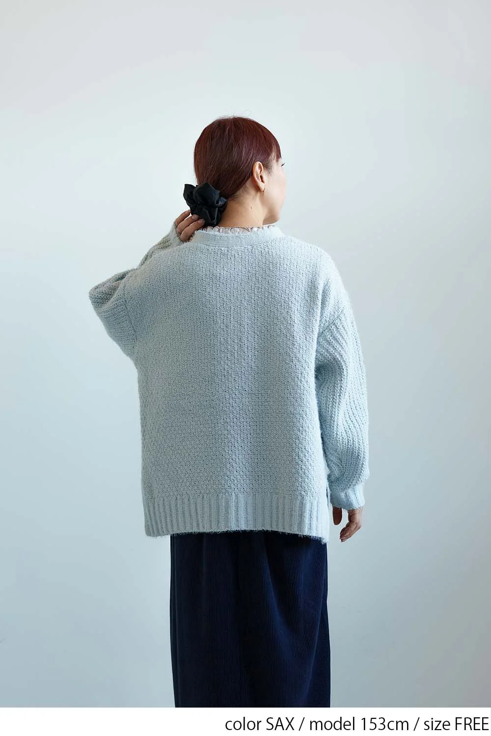 モール引きそろえニットヘンリープルオーバー - Image 12
