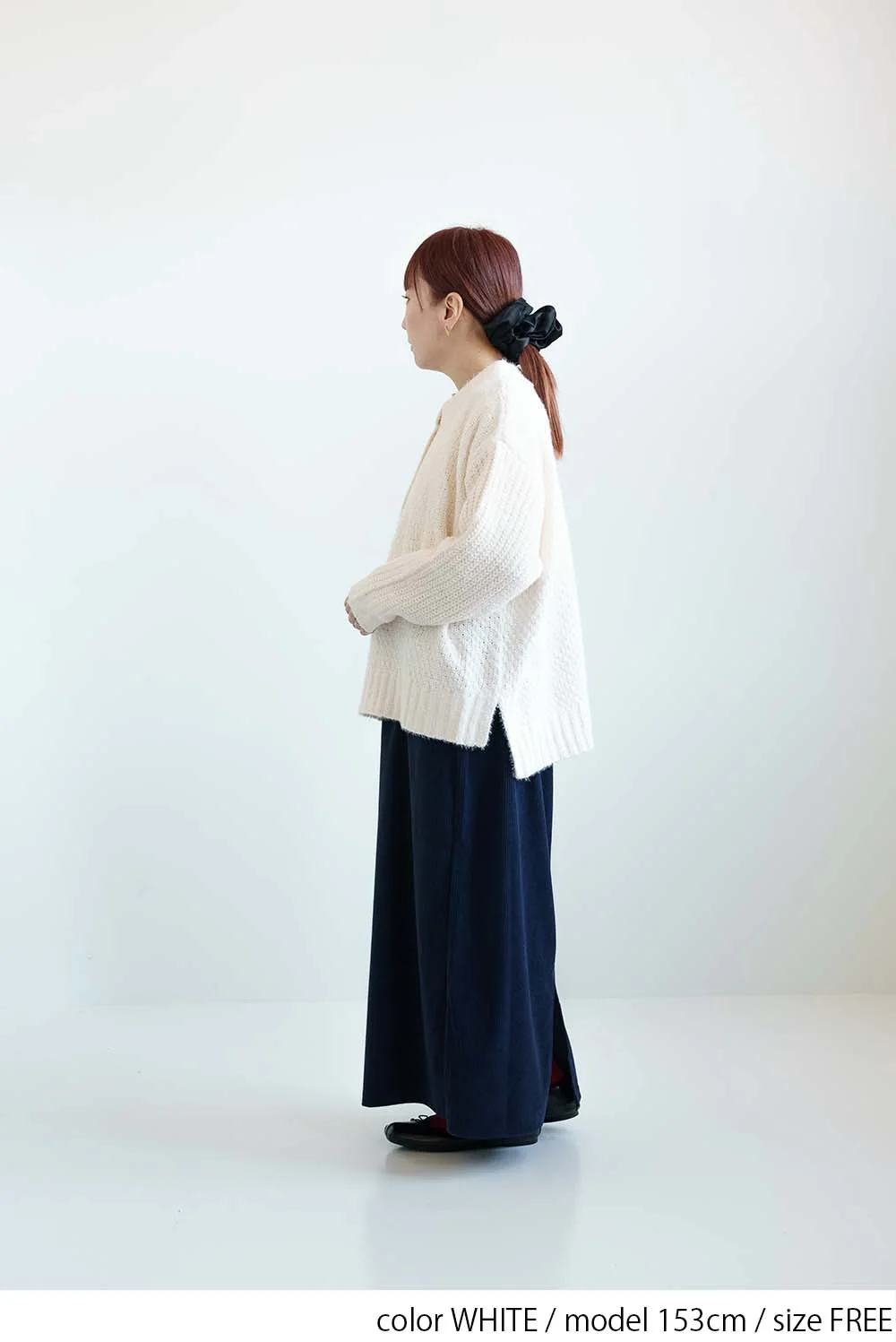 モール引きそろえニットヘンリープルオーバー - Image 5