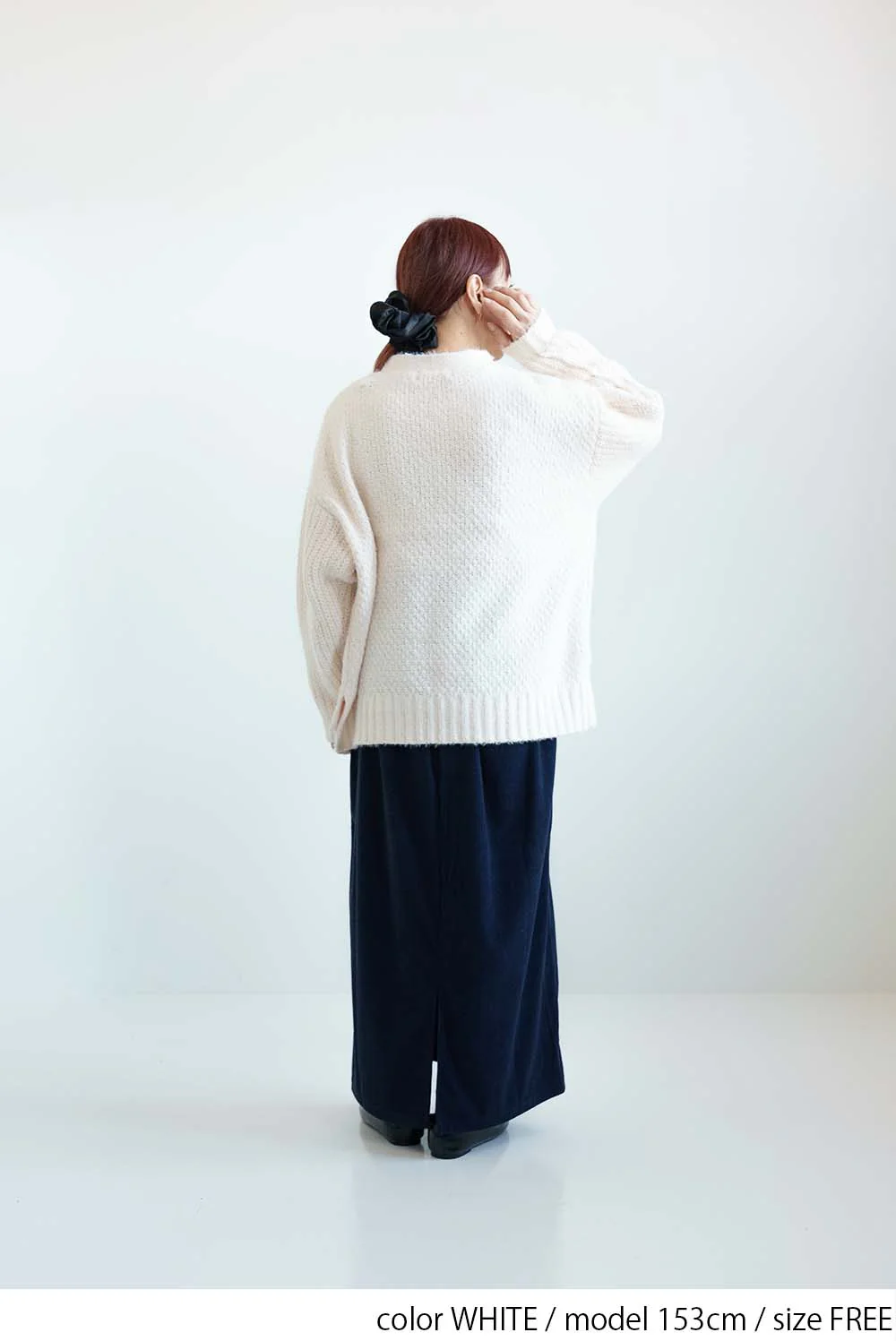 モール引きそろえニットヘンリープルオーバー - Image 6