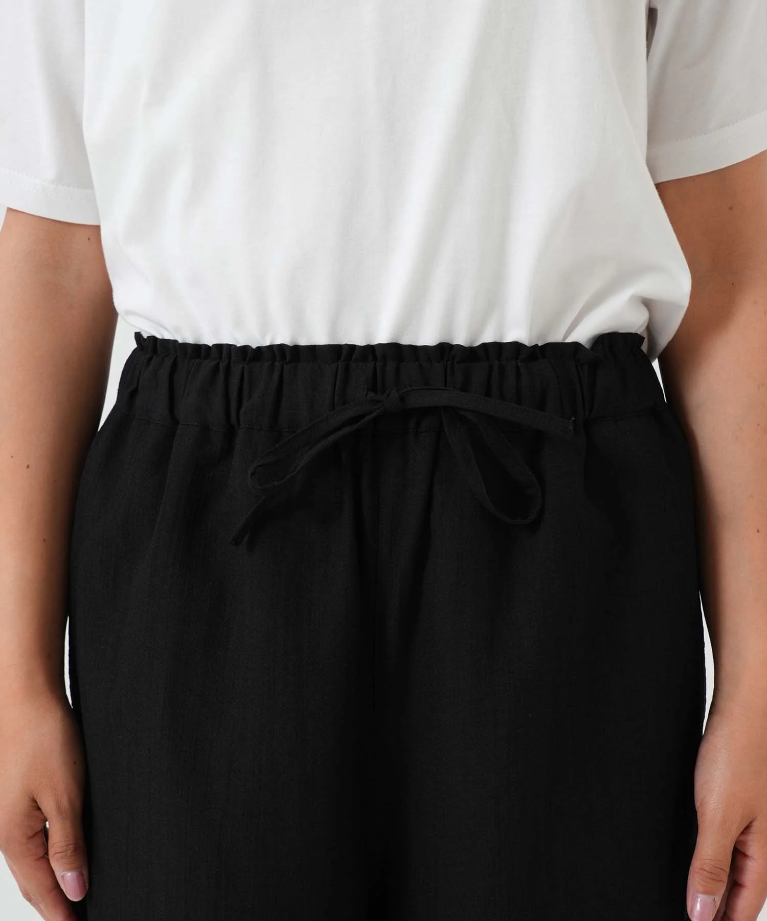 やわらかスラブウェストギャザーワイドパンツ - Image 39