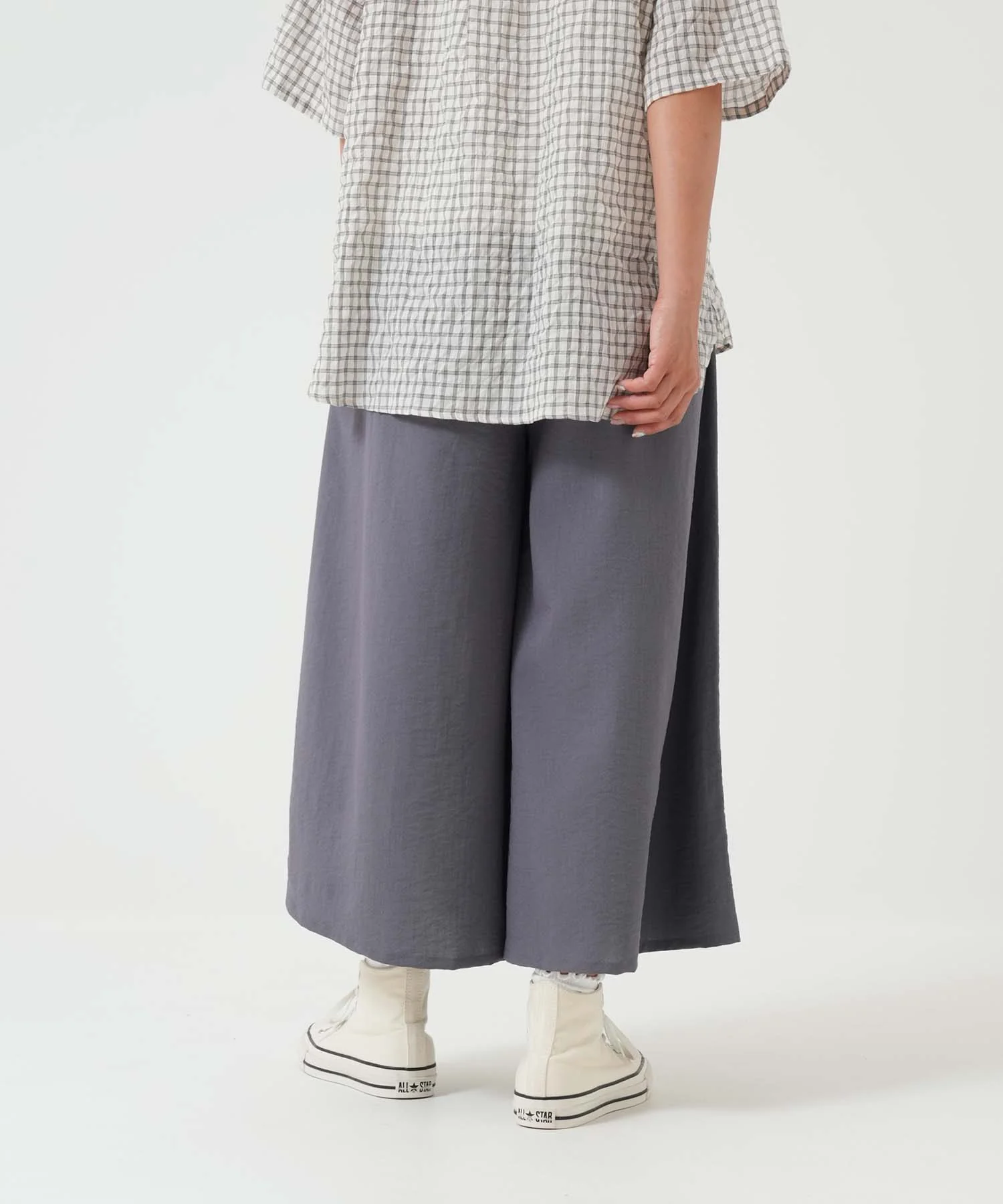 やわらかスラブギャザーワイドガウチョ - Image 29